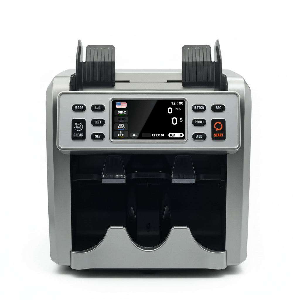 CASH FITNESS SORTING COUNTING MACHINE NY-1100 (Double Pocket) - newways