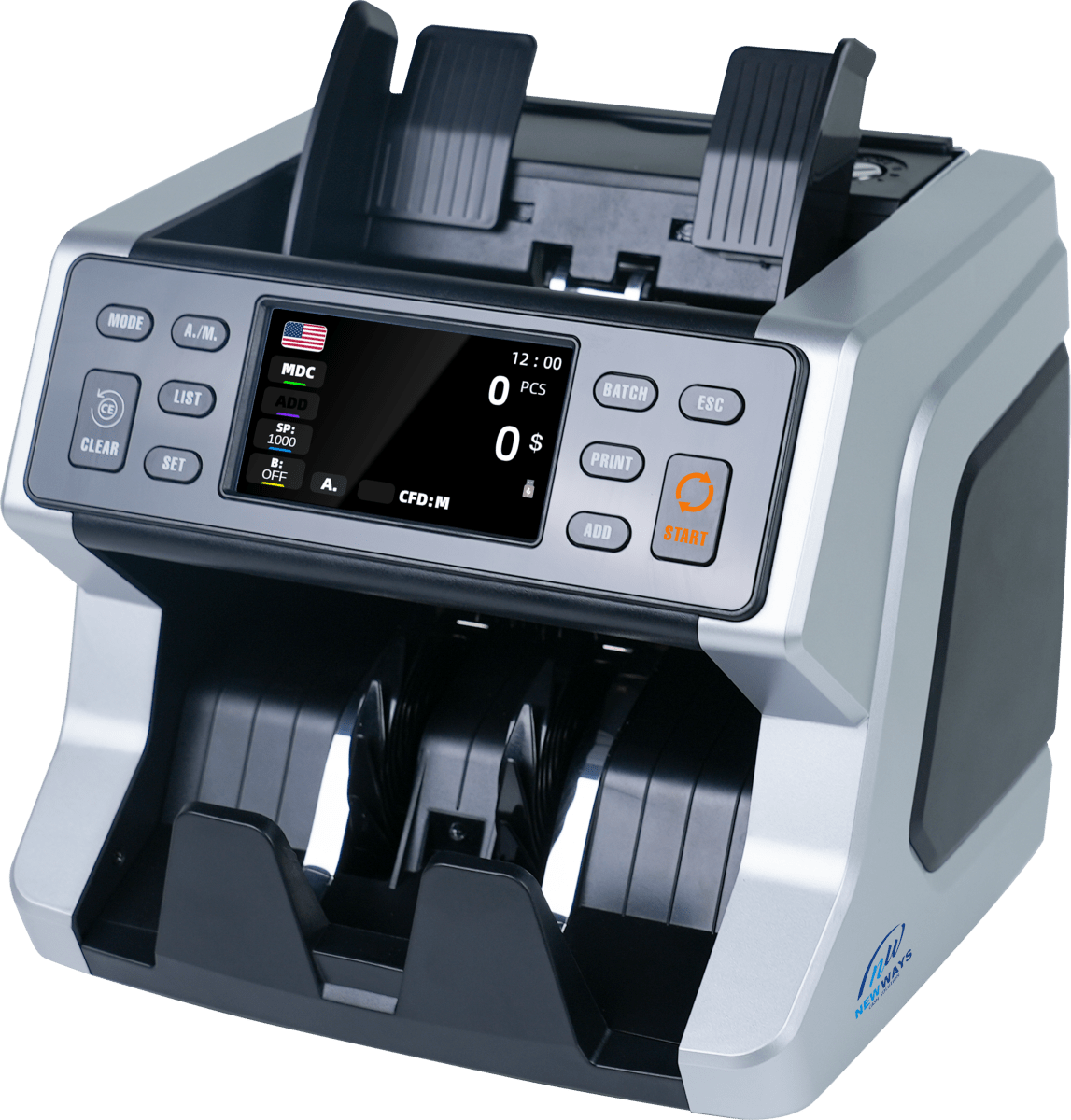 CASH VALUE COUNTING MACHINE (TOP LOADING) NY-980 - newways